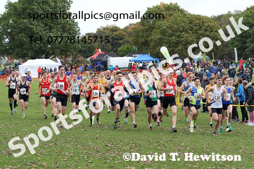 Senior mens Northern Cross Country Relays, Graves Park, Sheffield. Photo: David T. Hewitson/Sports for All Pics
